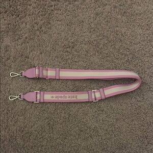 Kate Spade Pink and Cream Adjustable Strap 36"